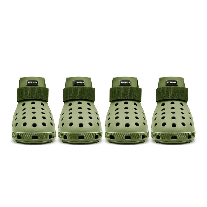 Dog Shoes for Hot Pavement - Dog Shoe for Small & Medium & Large Dogs, Dog Boots Paw Protectors, Easy on & Off, Non-Slip, Waterproof, Easy-Clean Dog Booties for Beach and Snow