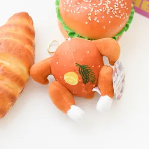 Funny Turkey Stuffed Keychain, Plush Backpack Charms, Plush Animals Keyring, Animal Shaped Thanksgiving Keychain for Men & Women, Fashion Accessories for Daily Use
