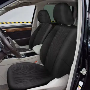 2pcs Car Front Seat Covers Full Set, Cloth Tire Pattern 2 Seat Covers Cushion Protector Pad, Non-slip Comfort Protection Mat Breathable Washable, Universal For Most Car SUV Truck Pickup