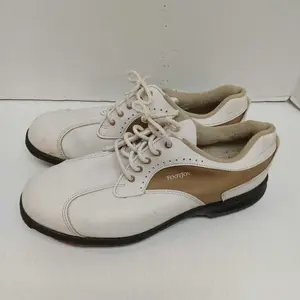 Footjoy Greenjoys Golf Shoes White/Biege Size 10