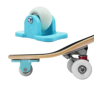 Wheele PRO - Professionally Designed Skateboarding Training Wheel for Easy and Safe Balance and Manual Training - Start today! Blue