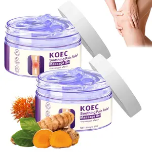 Joint Pain Gel Purple Gel, Soothing Massage Cream - Rapid Relief Muscle Gel for Knees, Lumbar, Neck, Hands, and Feet