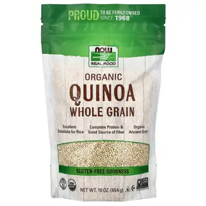 NOW Foods Organic Quinoa, Whole Grain, 16 oz (454 g)