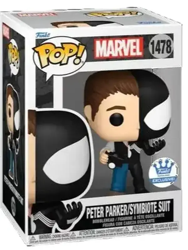 Funko Peter Parker/Symbiote Suit #1478 Premium Collectible Vinyl Figure - Themed Figure, Character-Based Figurine, Figurines Collectibles, Display-Worthy Must-Have for Enthusiasts, New