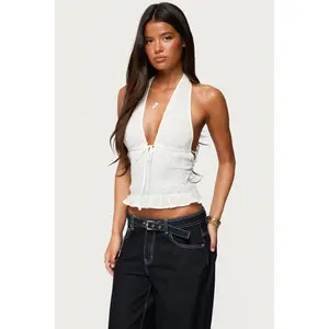 Larissa Scrunch Halter Top