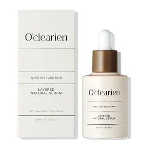[OCLEARIEN] Layered Natural Serum 30ml for Sensitive Skin Hydrating Anti-Aging Soothing Non-Irritating Pore Care with Hyaluronic Acid & Turmeric Root Extract