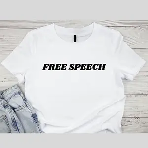 Free Speech Charlie Kirk T-shirt Sweater Hoodie RIP Charlie Kirk Made in USA for Men Women 100% Cotton Sizes S-2XL Casual Fit Mensweater Top Streetwear Crewneck