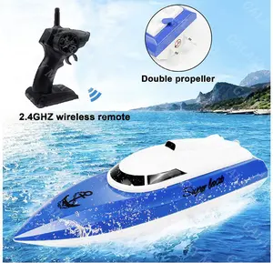 2.4GHz RC Boat Remote Control Boat for Pools and Lakes,10 Km/H Self Righting Racing Boats with Rechargeable Battery for Kids and Adults,Outdoor Radio Controlled Watercraft