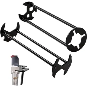 Multifunctional Sink Wrench Set, New Four-jaw Hex Wrench, 7 Sizes Faucet Tool for Tight Spaces Maintenance Installation Removal Faucet Tools for Tight Spaces Kitchen Bathroom Home