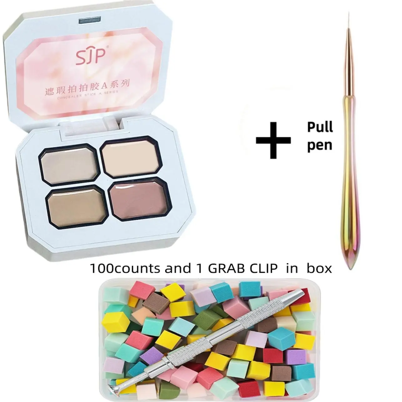 Nail Art Concealer with Tools