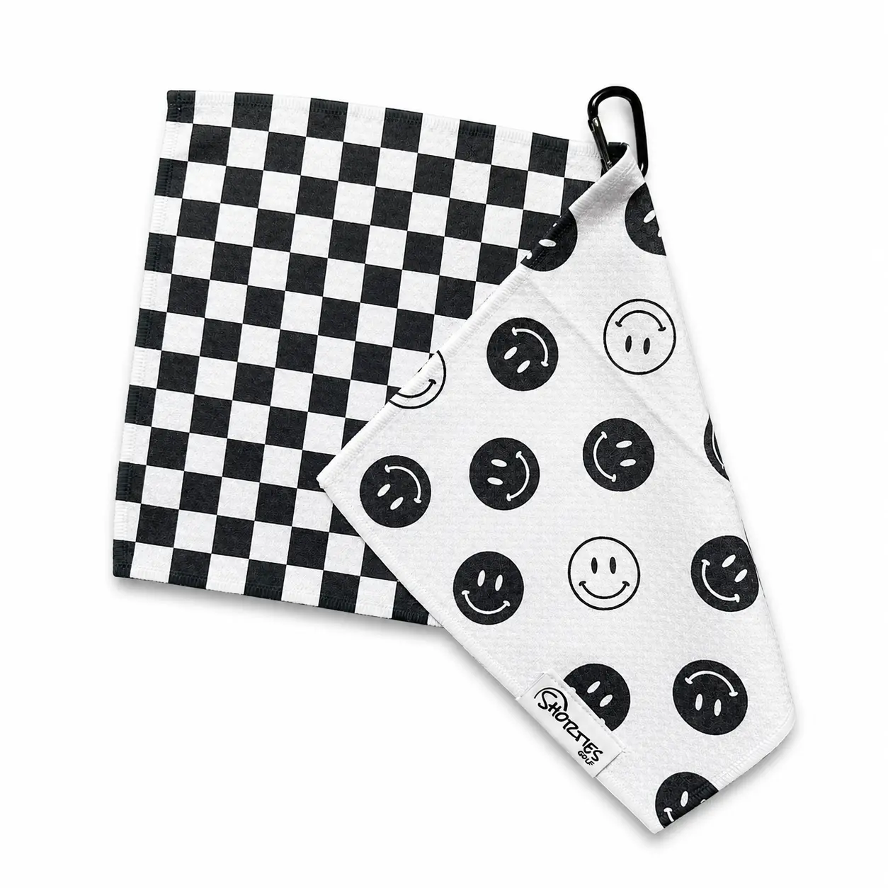 Shorties® Premium Kids Microfiber Golf Towel with Carabiner Clip