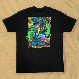 1989 Iconic Surf Tee - Gecko Beach Re-Issue Black V2