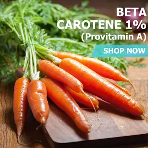 Beta Carotene Powder 1% Provitamin A - Natural Source of Vitamin A for Healthcare and Dietary Use