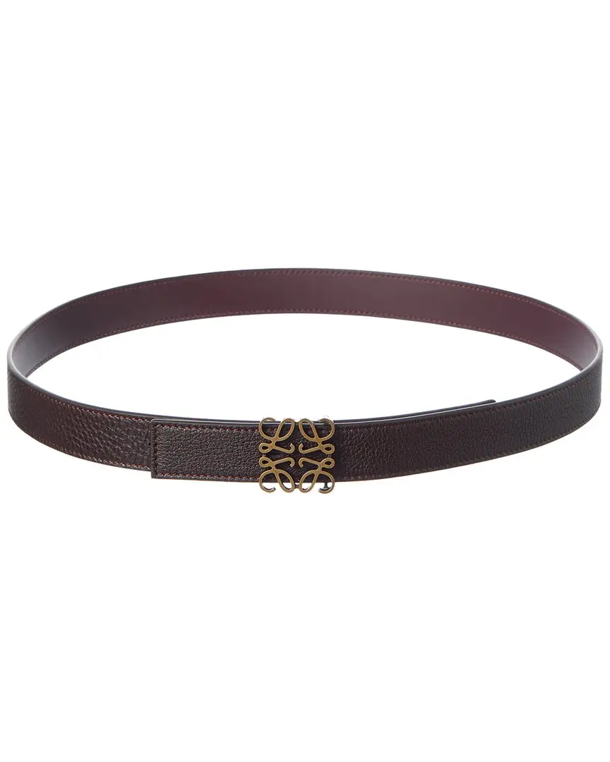 Loewe Anagram Reversible Leather Belt
