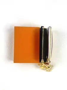 Viral Puffer Card Holder & Lipstick Case 🔥 Cute Cartoon Wallet with Gold Charm Keychain | Compact RFID Bag for Women/Men | 2 Classic Textures