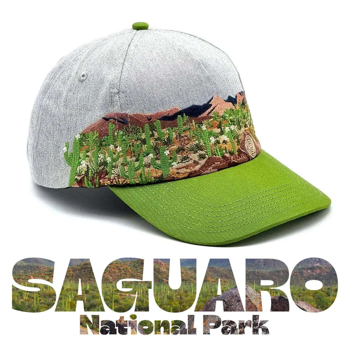 Embroidered Saguaro National Park Hat - 100% of profits donated to National Parks