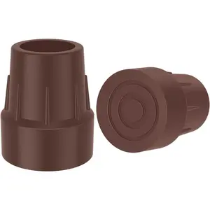 Cane Tips 1 inch, Heavy Duty 1 Inch Walking Cane Tips Replacement Rubber Tips 25mm/1", 2-Pack