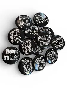 Pin Back Button - Dog Mom