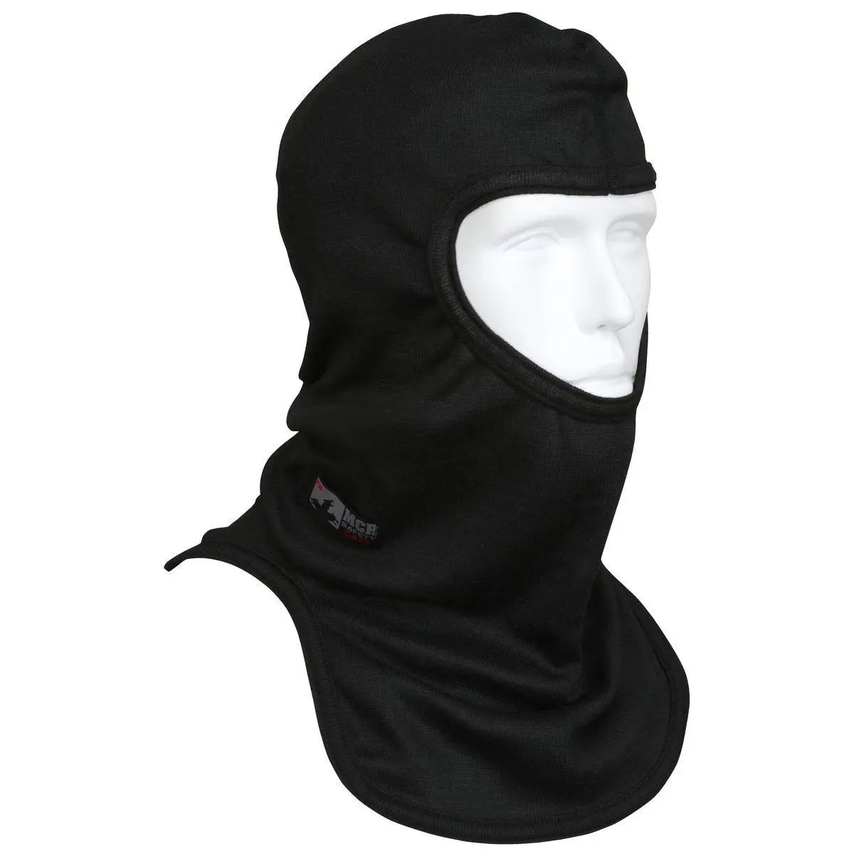 MCR Safety BLCVCX CAT3 Flame Resistant Balaclava for Adults, CarbonX Rib Knit Fabric, Stretchable, Breathable, ATPV of 32 cal/cm2 Work Safety Gear