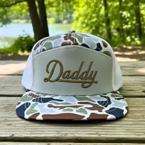 [COMBO 2 SAVE 50%] Daddy Embroidered Snapback Adjustable Low Profile Strap Back Unisex Adjustable Baseball Hat
