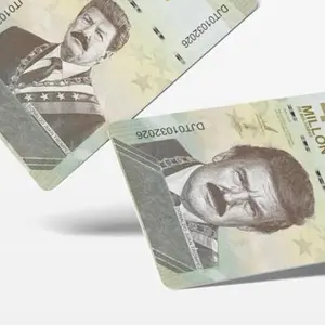 Trump Venezuelan Bolívars Themed Stickers. The Ultimate Rectangle Sticker for Anywhere & Anything | Waterproof Vinyl | Clean Minimal Tech Aesthetic | Perfect for Laptops, Phones & Everyday Use