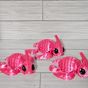 Military Pink Gernurtle - 3D Desk Toy for Combat Vets of WI