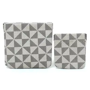 Fashion World PM Monogram Spring Zip 2-in-1 Coin Purse