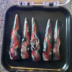 custom long press on nail sets
