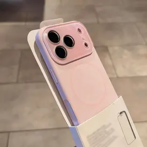 New Apple iPhone 17 Pro Max Case Liquid Silicone Full Coverage, Magnetic Charging Compatible, Soft Protective Phone Cover, Shockproof Phone Cover