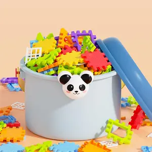 280 pcs Waffle Blocks STEM Building Toys for Kids Building Blocks Interlocking Building Blocks;DIY Toys; Best Gift for Kids; creati v e to ys