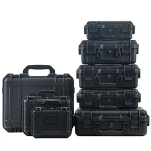 Waterproof Hard Carry Case Bag, Tool Case with Pre-cut Sponge, Safety Protector Organizer, Hardware Toolbox, Tool Organizer