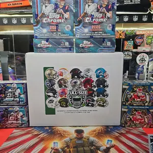 Break 447. 2026 Gold Rush Full Size authenticated autographed lid. (4) Topps megas. (2) Optic blasters. (2) Select blasters.