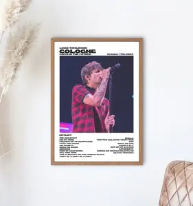 Louis Tomlinson Faith In The Future World Tour Cologne, October 17th 2023 Poster