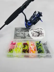 Cam's Complete 6'6" (6 BB Ball Bearing Reel) Magic Stix Curly Tail Combo  Special