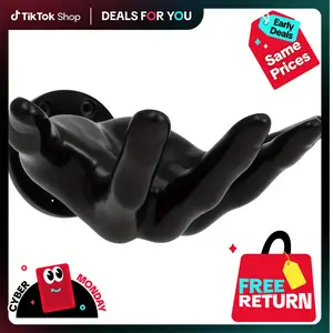 Wall Mounted Basketball Stand, 1 Count Hand Shaped Sports Ball Display Stand, Display Holder, Space Saving Room Decoration, Easy To Install with Screws, Organiser