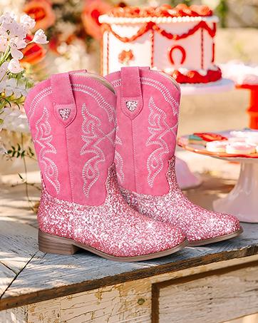 Toddler Girls Cowboy Boots - Cowgirl Western Boot for Kids Mid Calf Riding Shoes Soft Toe Footwear Round Toe Design Easy Comfortable Wear Ideal Gift Toddler Girls Cowboy Boots - Cowgirl Western Boot for Kids Mid Calf Riding Shoes Soft Toe Footwear Round Toe Design Easy Comfortable Wear Ideal Gift