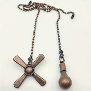2pcs Pull Chain Pendant, Light Bulb Switch Lanyard, Fan Switch Rope, Desk Lamp Chain Charm, Fan Light Bulb Ornament