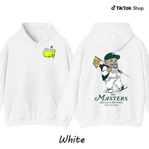 Masters 2026 Augusta National Golf Club Hoodie For Men For Women, Masters 2026 Funny Gnome Graphic Pullover, Premium Cotton Fleece Hoodie, Gift for Men Women