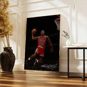 [Sale Up To 45%] Michael Jordan Poster, Basketball Wall Art, Motivational Printable, Inspirational Athlete Artwork, Sports Decor for Home (No Frame)