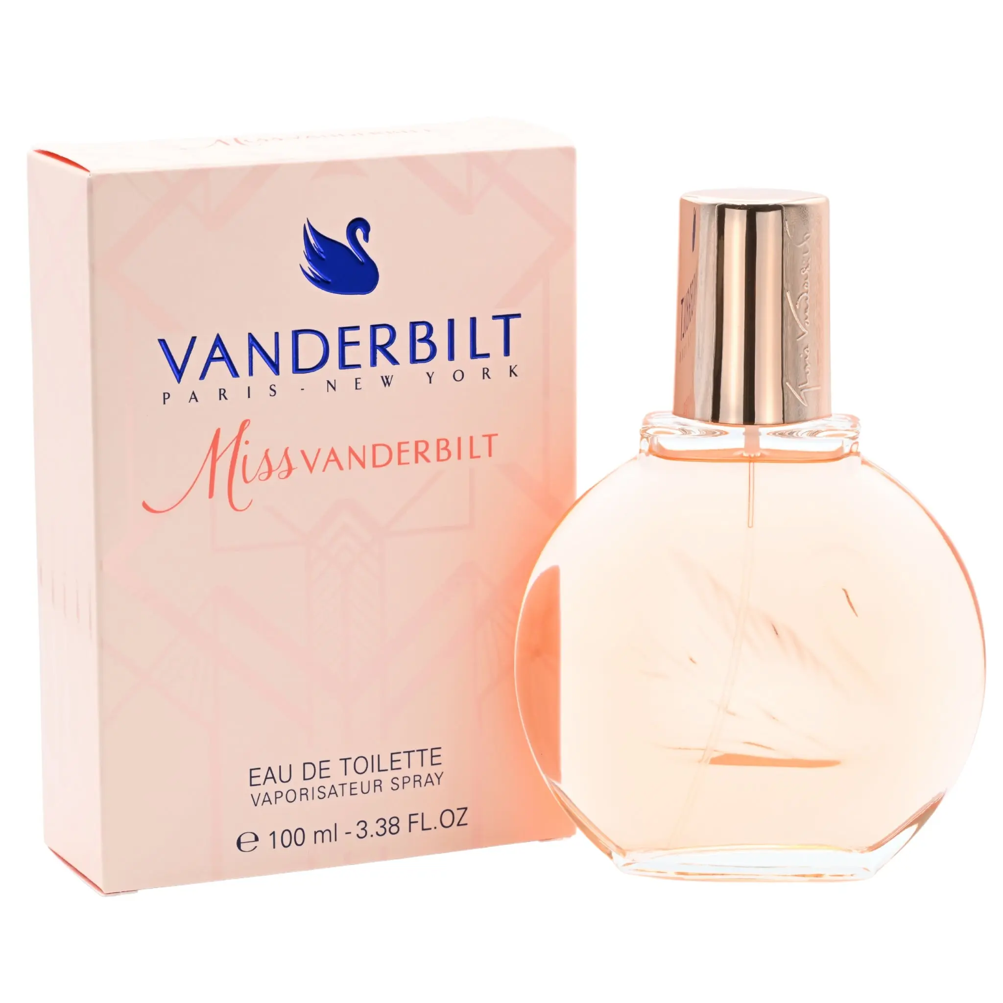 Gloria Vanderbilt Miss Vanderbilt Women's Eau de Toilette (EDT), 3.3oz/3.4oz, New in Box, Elegant Perfumed Women's Fragrance, Elegant Women's Fragrance