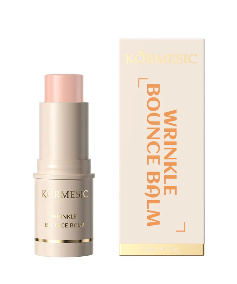 KORMESIC Wrinkle Bounce Balm Stick, Multi-Use Hydrating Moisturizer Stick for Face & Neck, Anti-Aging Skin Care Balm for Dry Skin, Portable Firming & Smoothing Beauty Stick