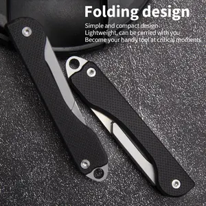 G10 multifunctional knife, foldable design, ultra mini, easy to carry, Folding pocket knives