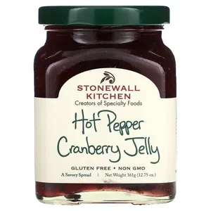 Stonewall Kitchen Hot Pepper Cranberry Jelly, Medium , 12.75 oz (361 g)