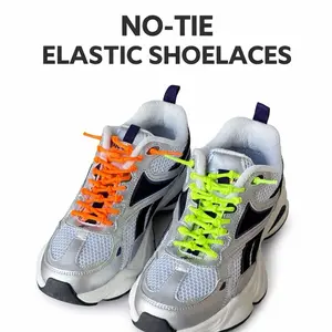 Elastic No-Tie Shoe Laces with Smart Bump Technology – Slip-On Comfort Fit