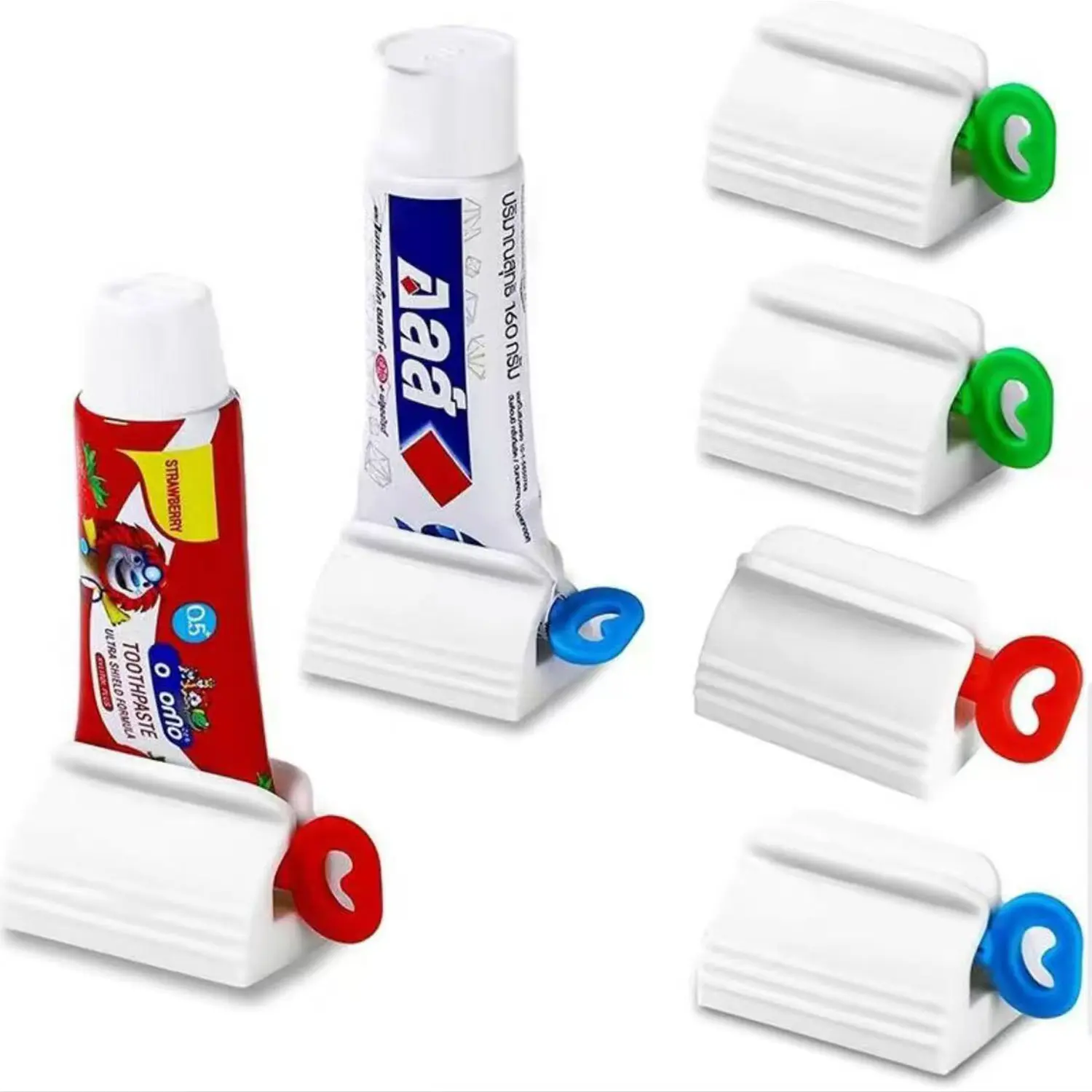 Toothpaste extruder, 3/6 mini toothpaste rolling extruder, practical toothpaste dispenser, bathroom gadget, bathroom accessory, Toothpaste Set