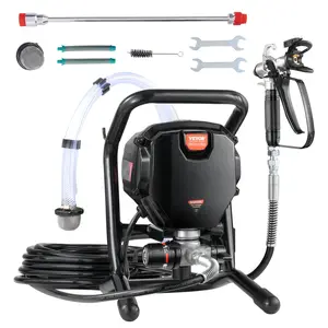 VEVOR Airless Stand Paint Sprayer, 3000PSI 750W Efficient Electric Handheld Sprayer, Fine & Even Finish, for Home Large Projects, Furniture, Fences