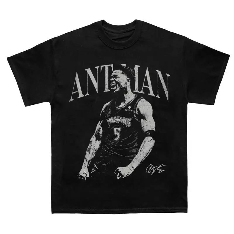 Anthony Edwards Unisex Basketball Star Graphic Tee Shirt