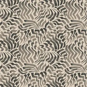 Zora Wave Charcoal Wallpaper