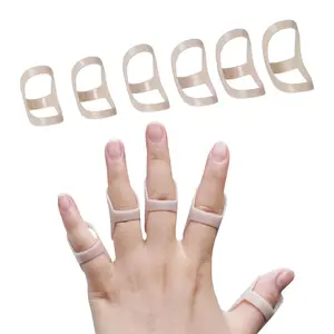 6 Pack Oval Finger Splints Waterproof Finger Splint for, Trigger Finger,Mallet Fingers - Trigger Finger splints For Thumb, Index, Middle, Pinky or Ring Finger