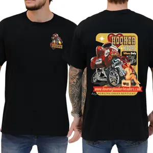 Hooker Headers Vintage T-Shirt - Retro Hot Rod Graphic Tee - Classic Drag Racing Apparel